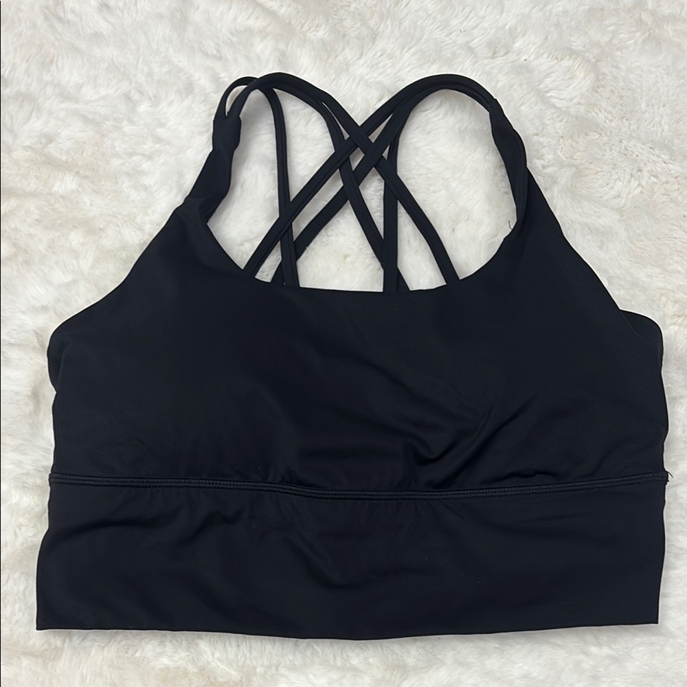 Black Strappy Women's Bralette Super Cute
